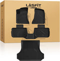 LASFIT Floor Mats & Trunk Mat for Dodge Charger 2011-2023 RWD, for Chrysler 300 2011-2023 RWD Without Subwoofer, All Weather TPE Custom Fit Car Mats Floor Liners Cargo Liner Cargo Mat Black