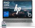 HP 15.6' Touchscreen Laptop Computer, Windows 11 Home 40GB RAM 2TB SSD, Intel Core i7-1355U, FHD IPS LED Display, Numeric Keypad, Camera Privacy Shutter, SageNova Earphones, Natural Silver