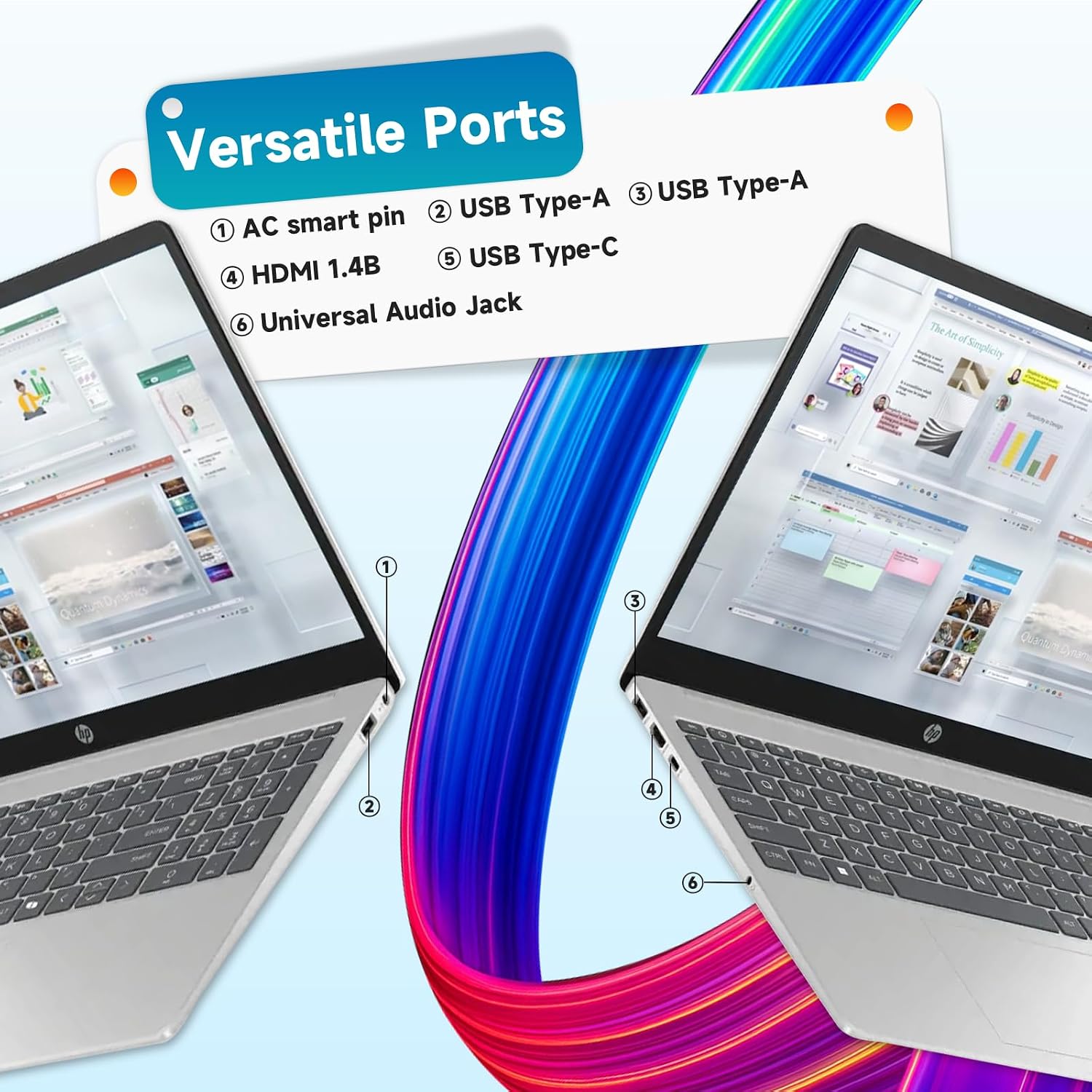 HP Flagship 15.6' Touchscreen Business & Students Laptop • 16 GB RAM • 512GB SSD • Intel • i3-1315U Processor (Up to 4.5GHz) • Copilot-AI Chat • Windows11 Pro & Accessoires