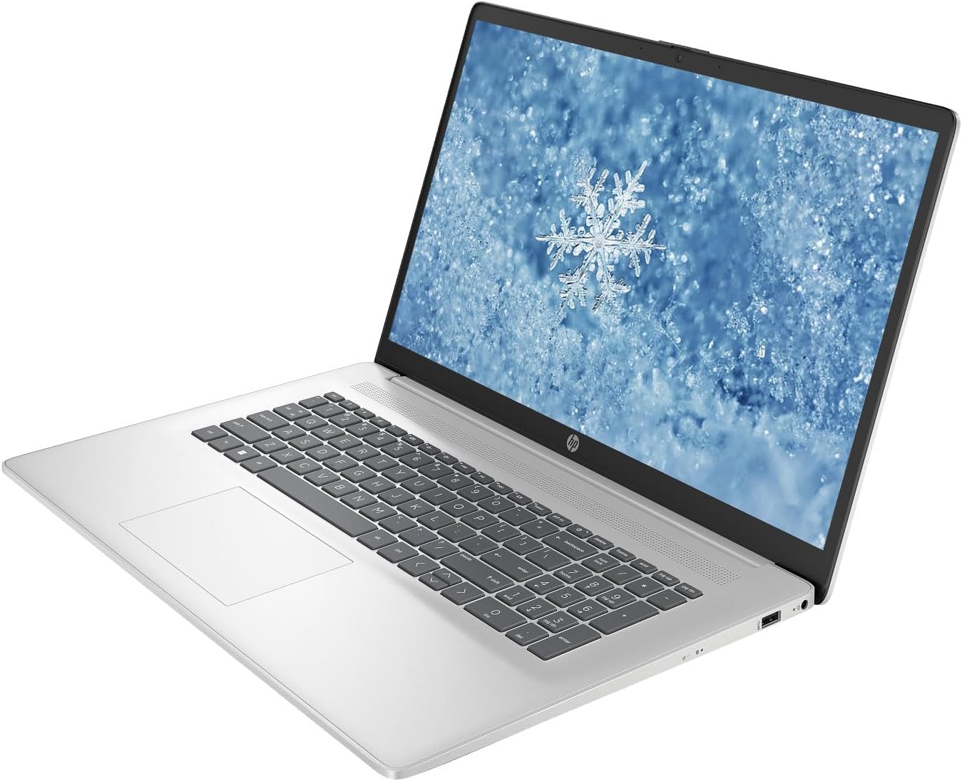 HP 17.3' HD+ Business & Student Laptop Computer, 16GB RAM 1TB SSD, 8-Cores Intel Core i3 Processor, Windows 11 Pro, Numeric Keypad, Wi-Fi 6, PLUSERA Earphones & 8-in-1 Hub, Natural Silver