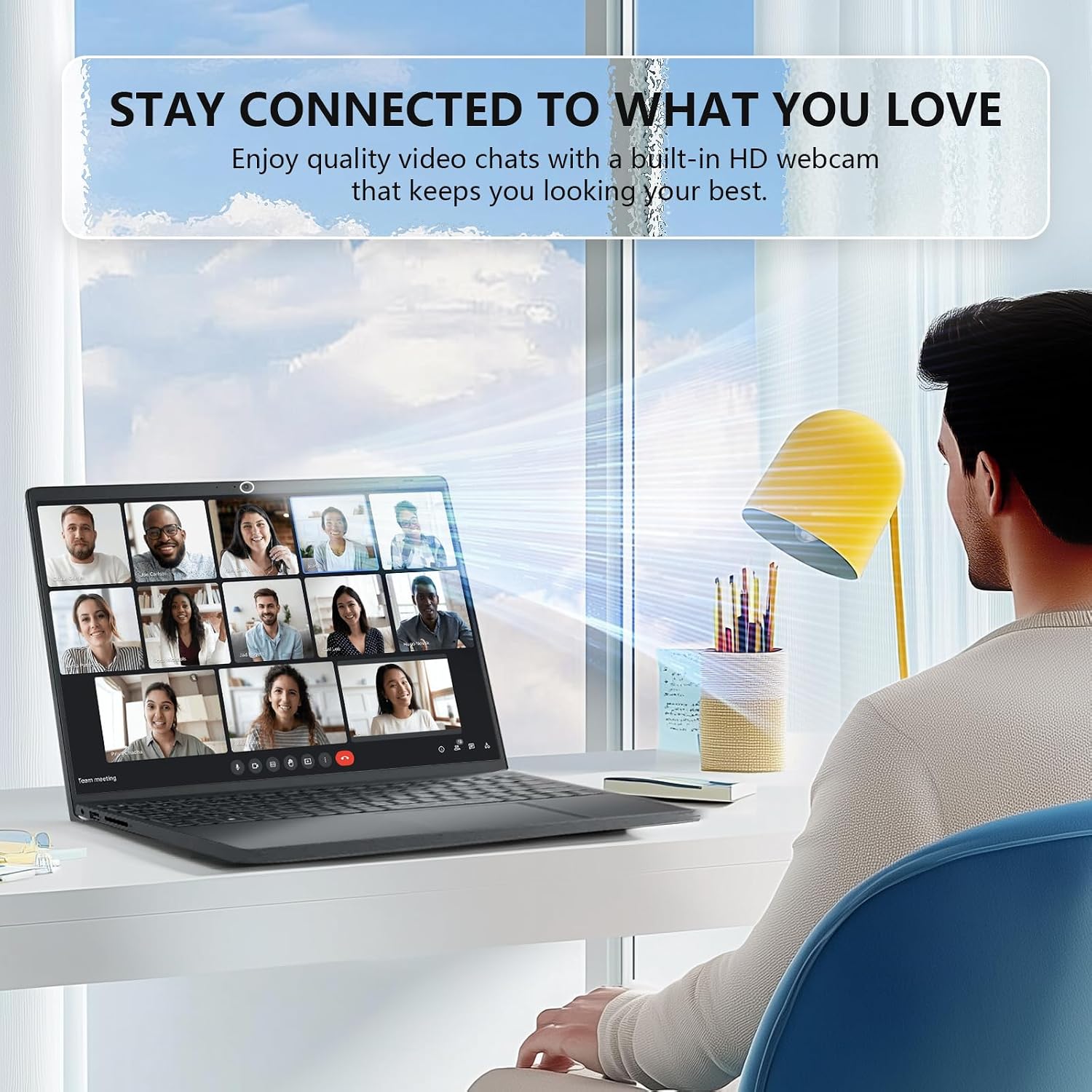 Dell Inspiron 3535 Touchscreen Laptop - with 2024 Office Lifetime & External DVD Drive, 15.6' FHD Touch Computer for Business, AMD Ryzen 7 7730U, HD Webcam, Copilot AI, Win 11 pro (32GB RAM | 2TB SSD)