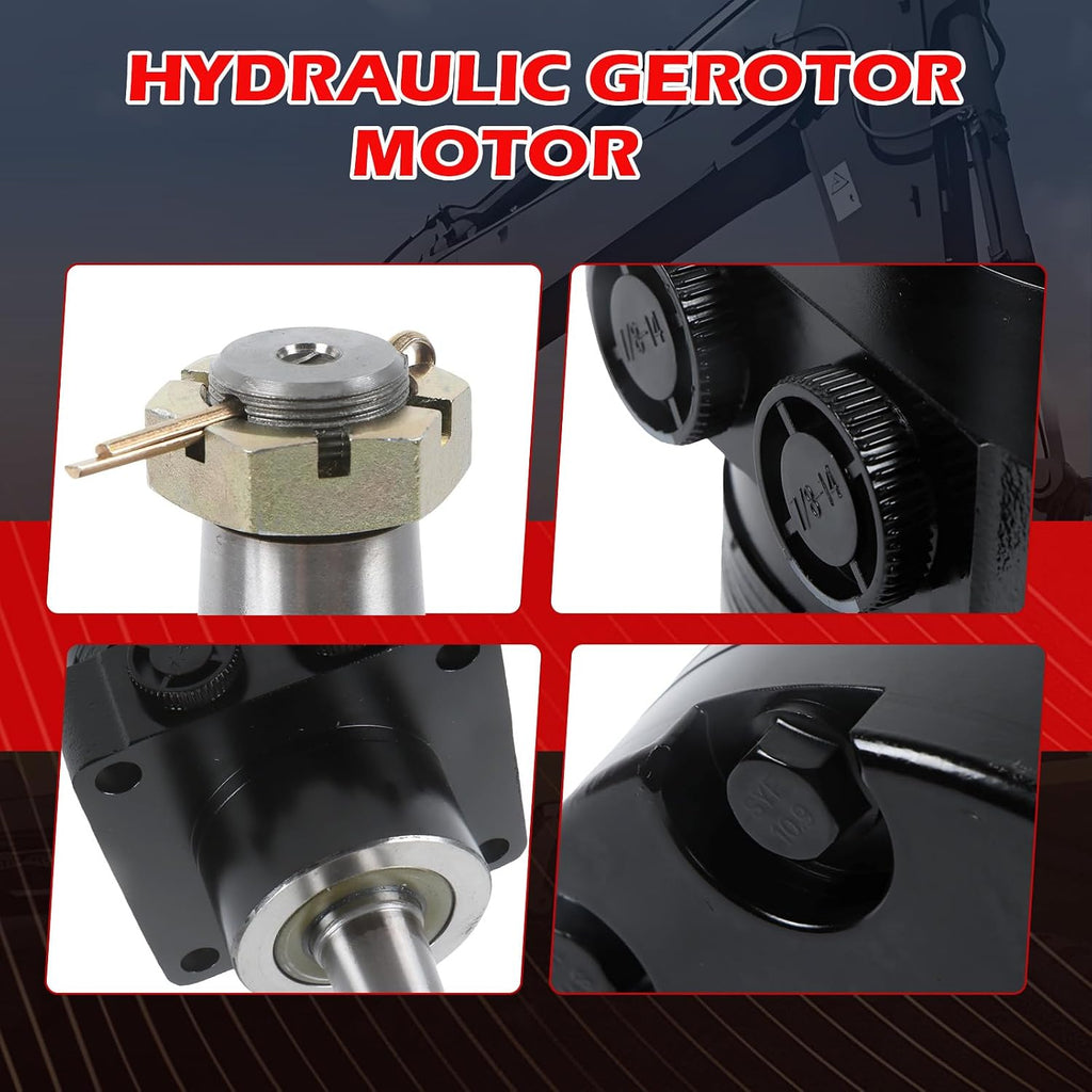 103-0991 103-2489 109-6553 Hydraulic Wheel Motor Direct Replacement for Exmark Lazer Z XP XS Toro Z-Master Mower Series Cast Iron High Torque