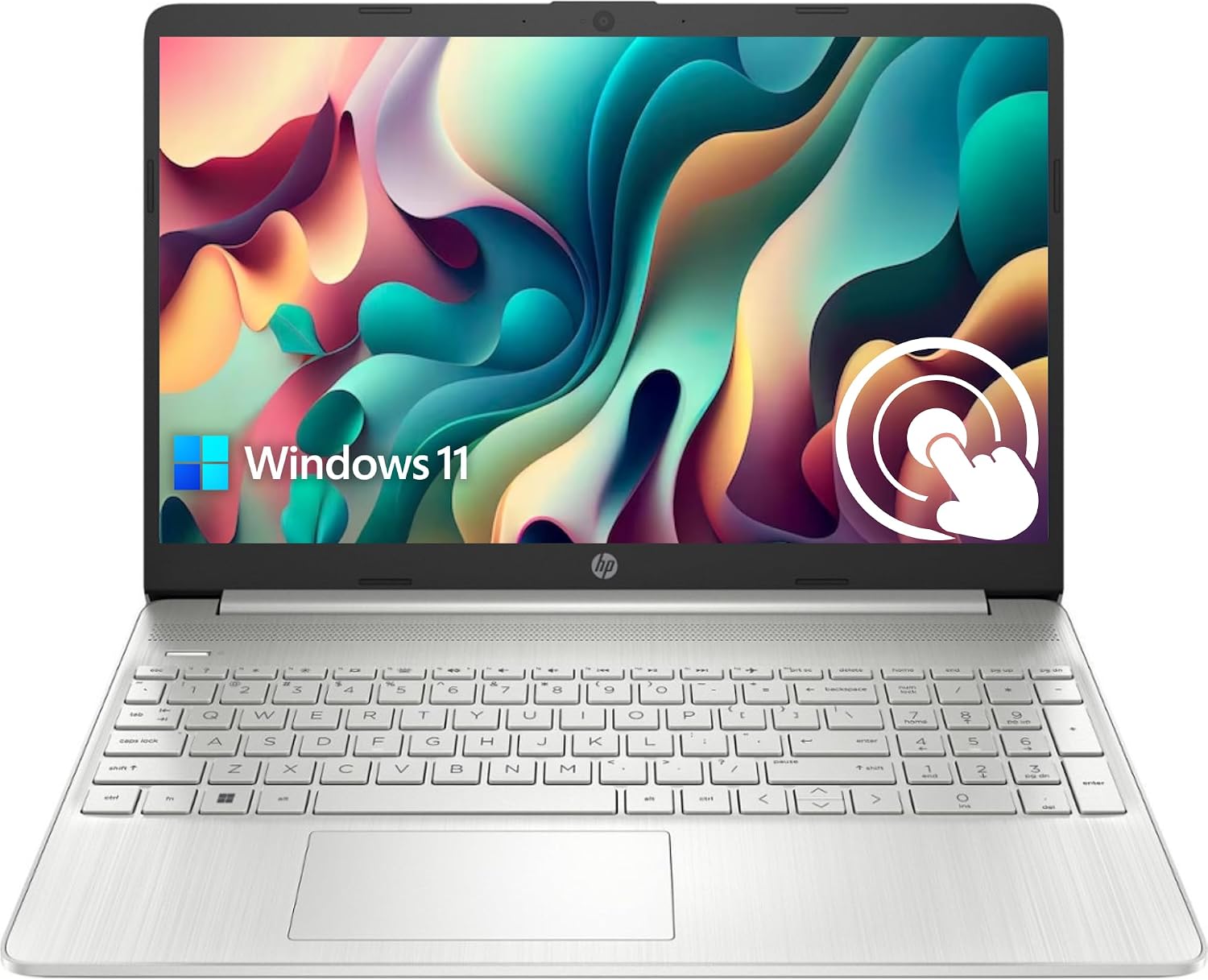 HP Pavilion 15.6' HD Touchscreen Anti-Glare Laptop, 32GB RAM, 1TB SSD Storage, Intel Core Processor up to 4.4GHz, Up to 11 Hours Long Battery Life, Type-C, HDMI, Windows 11 Home, Silver