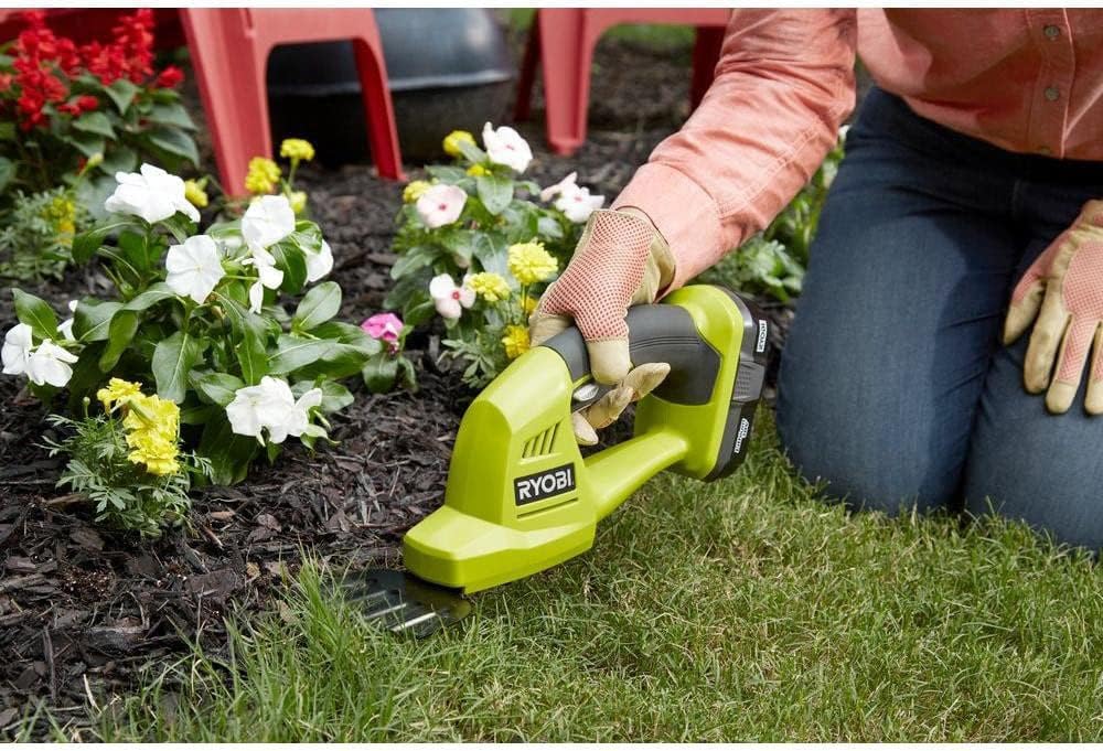 Ryobi P2900B ONE+ 18-Volt Lithium-Ion Cordless Grass Shear and Shrubber - Battery and Charger Not Included