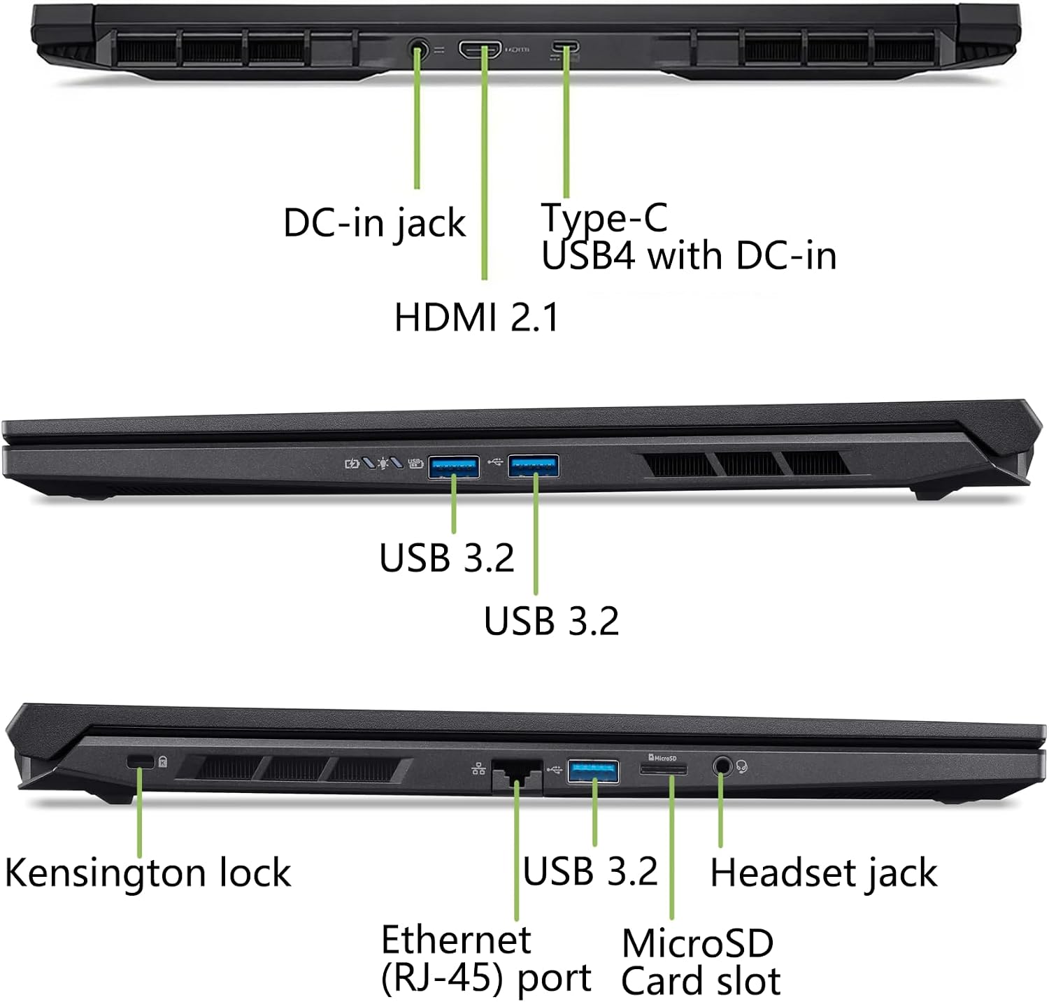 acer Nitro V 16 AI Gaming Laptop | 16' WUXGA IPS 180Hz | AMD 8-Core Ryzen 7 260 | 32GB DDR5 4TB SSD | GeForce RTX 5050 8GB DLSS4 (Up to 440 AI Tops) | Backlit Keyboard Win11 Pro w/DLCA Accessory