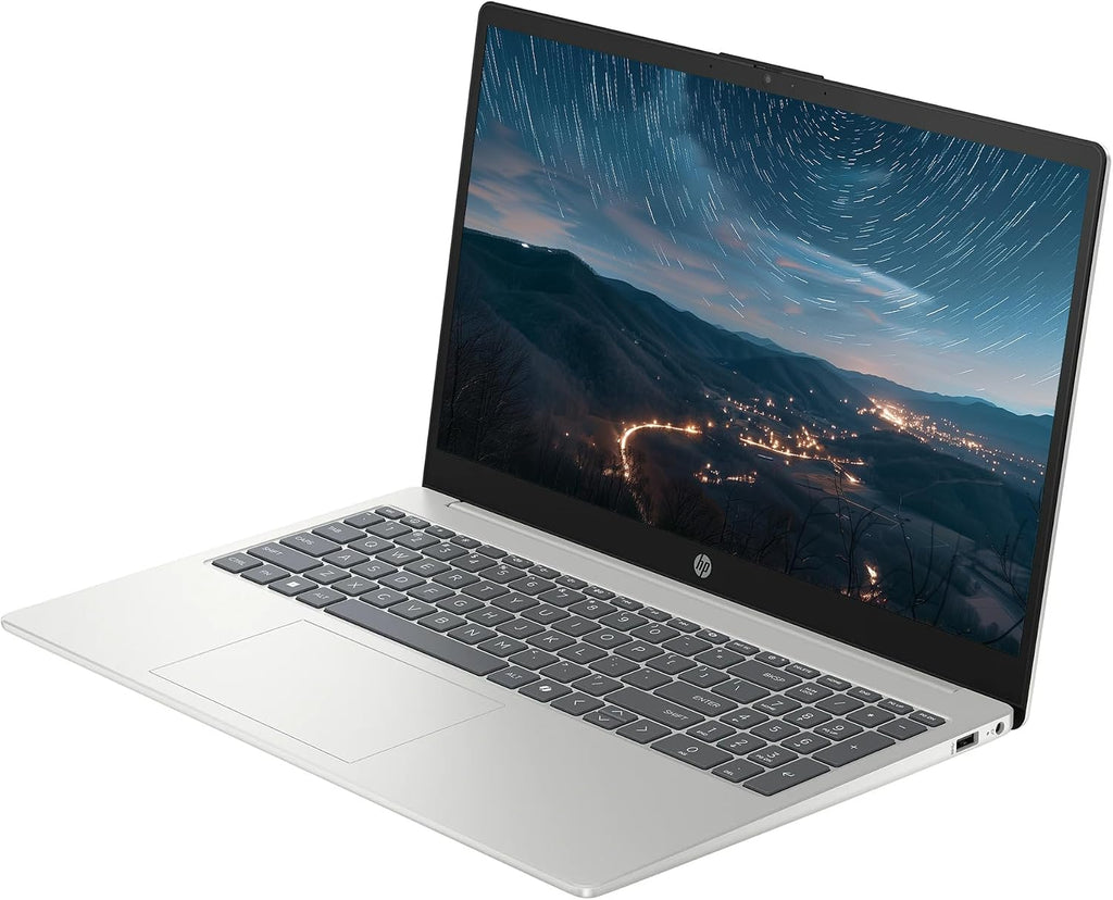 HP 15.6' Touchscreen Laptop Computer, Windows 11 Home 16GB RAM 1TB SSD, Intel Core i7-1355U, FHD IPS LED Display, Numeric Keypad, Camera Privacy Shutter, SageNova Earphones, Natural Silver