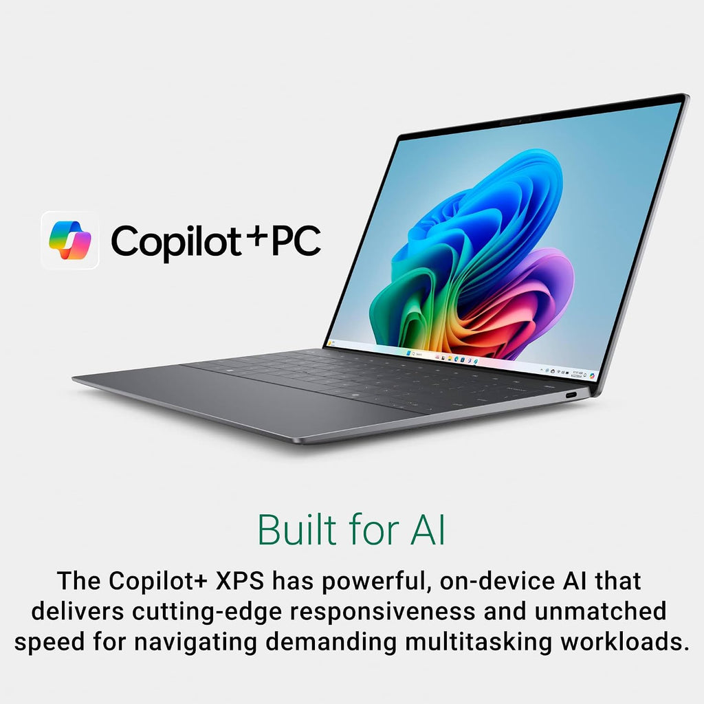 Dell XPS 13 9345 Laptop, Copilot+ AI PC (13.4' FHD+ 120Hz, Qualcomm 12-Core Snapdragon X Elite, 32GB RAM RAM, 1TB SSD) Thin & Light, 27-Hr Battery Life, IR Webcam, Wi-Fi 7, Win 11 Pro (Renewed)