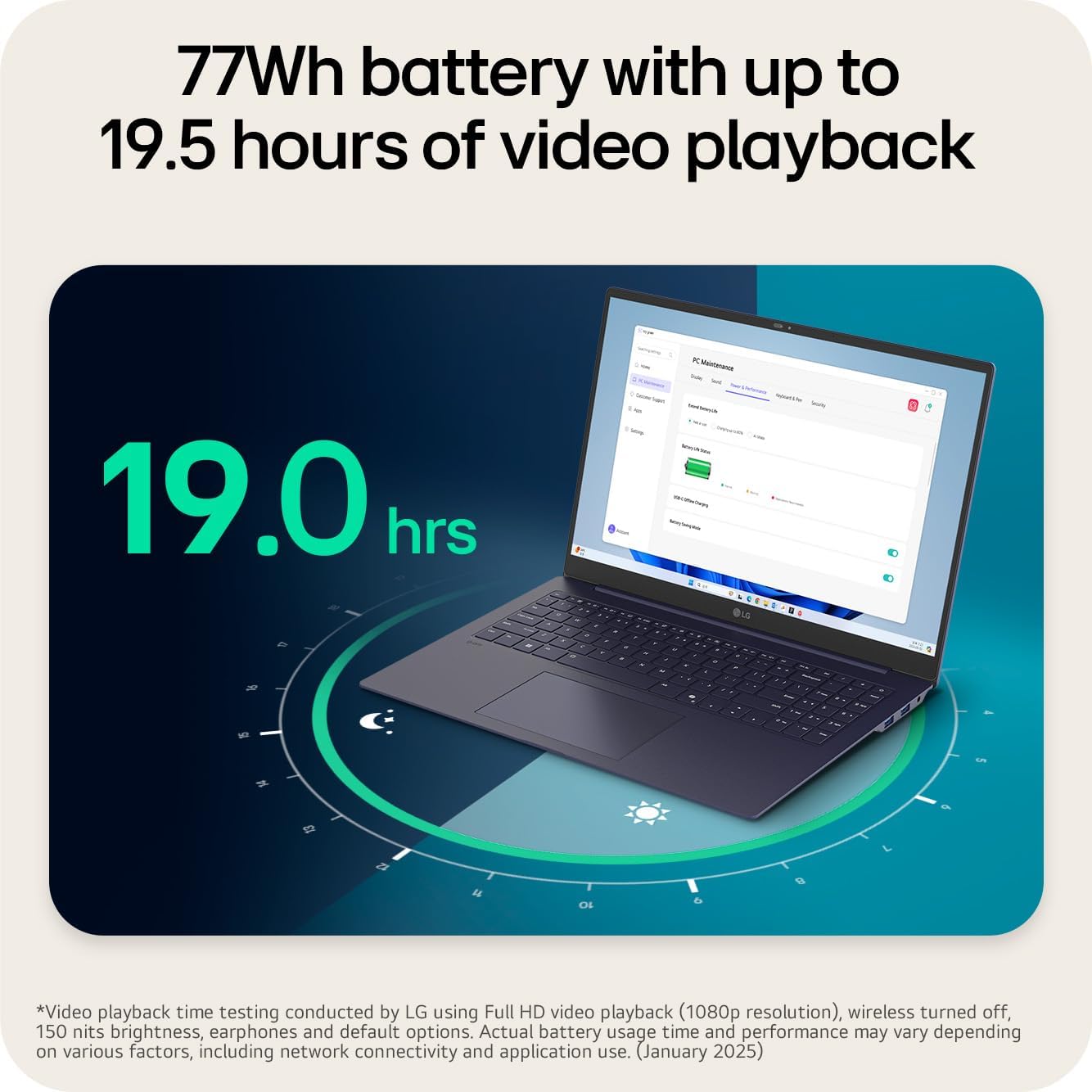 LG gram Pro 2in1 16-inch Lightweight Touchscreen Laptop Computer, Intel Evo Edition Powered by Intel Core Ultra7 255H Processor, Windows 11 Home, 32GB RAM, 2TB SSD - Obsidian Black