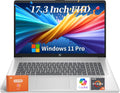 HP 17 Inch Laptop 2025, 17.3' FHD IPS Display, 32 GB RAM, 1 TB SSD, AMD Ryzen 5 7430U, AMD Radeon Graphics, Copilot-AI, Wi-Fi 6, Long Battery Life, Anti-Glare, Windows 11 Pro, w/Accessories