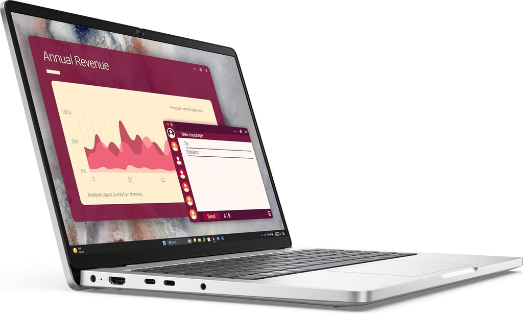 Dell Pro 14 PC14250 Business Laptop, 2025, 14' 1920x1200 Touch IPS, Intel Core Ultra 7 265U 12-Core, 16GB DDR5, 512GB SSD, Win11 Pro, Backlit KB, Wi-Fi 6E, BT 5.3, 1080p + IR Camera, Platinum Silver