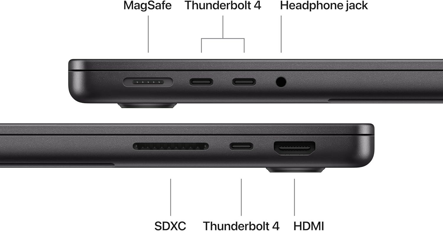 2025 Apple MacBook Pro with Apple M5 chip (14-inch, 16GB RAM, 1TB SSD Storage) Space Black (Renewed)