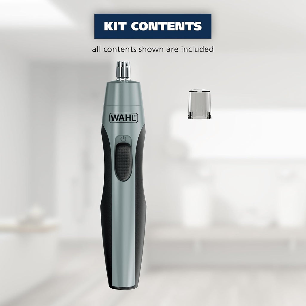 Wahl Clipper Battery Operated, Precision Ear and Nose Hair Trimmer for Men, Hygienic Nose Trimmer with Rinseable Blade for Easy Cleaning, Perfect for Travel – Model 3026462 (Pack of 12)