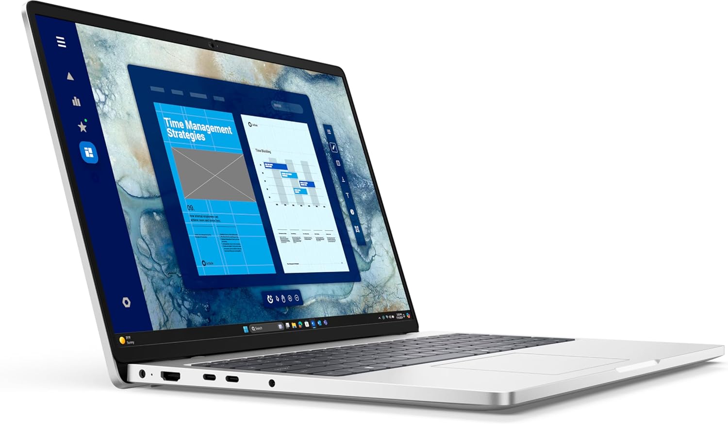 Dell Pro 16 Business Laptop, 2025, 16' 1920x1200 IPS, Intel Core Ultra 7 255U 12-Core, 32GB DDR5, 1TB SSD, Win11 Home, Backlit Keyboard, Wi-Fi 6E, BT 5.3, 1080p + IR Camera, Platinum Silver
