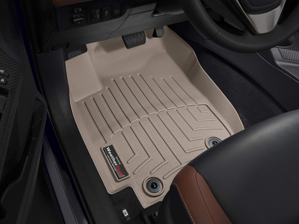 WeatherTech Custom Fit FloorLiners for Toyota RAV4, RAV4, RAV4-1st Row (455101), Tan