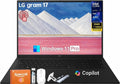 LG gram 17' Copilot+ PC, Thin & Lightweight Laptop, Intel Evo Edition - Intel Core Ultra 7 258V, 32 GB RAM, 2 TB SSD, 17' WQXGA (2560x1600), Intel ARC Graphics, Wi-Fi 7, Backlit KB, Windows 11 Pro