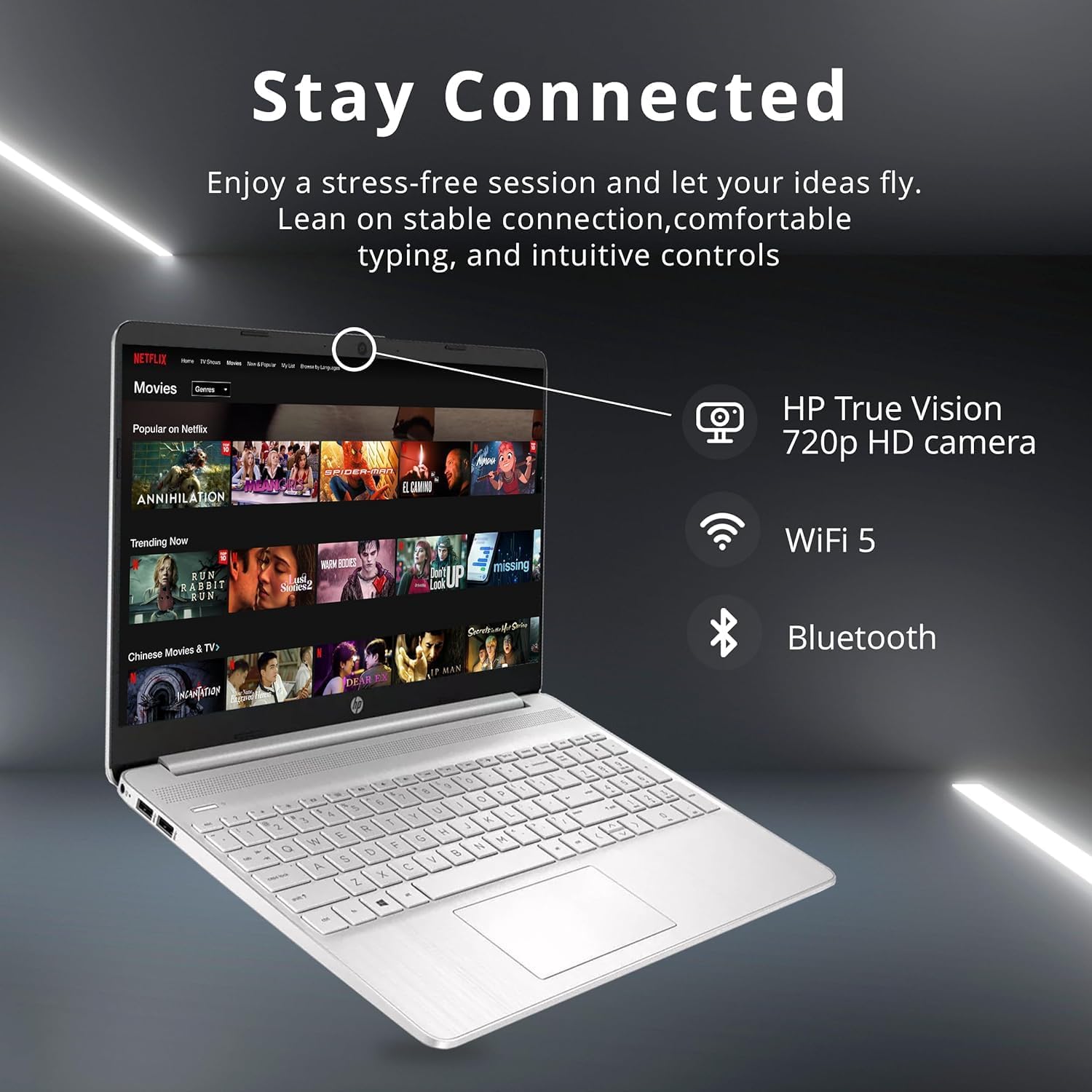 HP 17.3 Touchscreen Laptop Computer, 17 Inch HD+ Touch Screen Laptop, AMD Ryzen 3, Windows 11, 8GB DDR5 RAM, 512GB SSD, 10-Key Number Pad