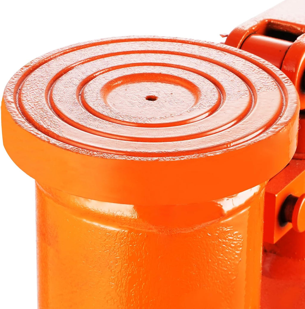 VEVOR Hydraulic Toe Jack, 5 Ton On Toe Toe Jack Lift, 10 Ton On Top Lift Capacity Machine Jack, 1.0-9.1 in Toe Height, 14.6-22.4 in Top Height, 360° Rotatable Claw Jack for Machinery, Industry