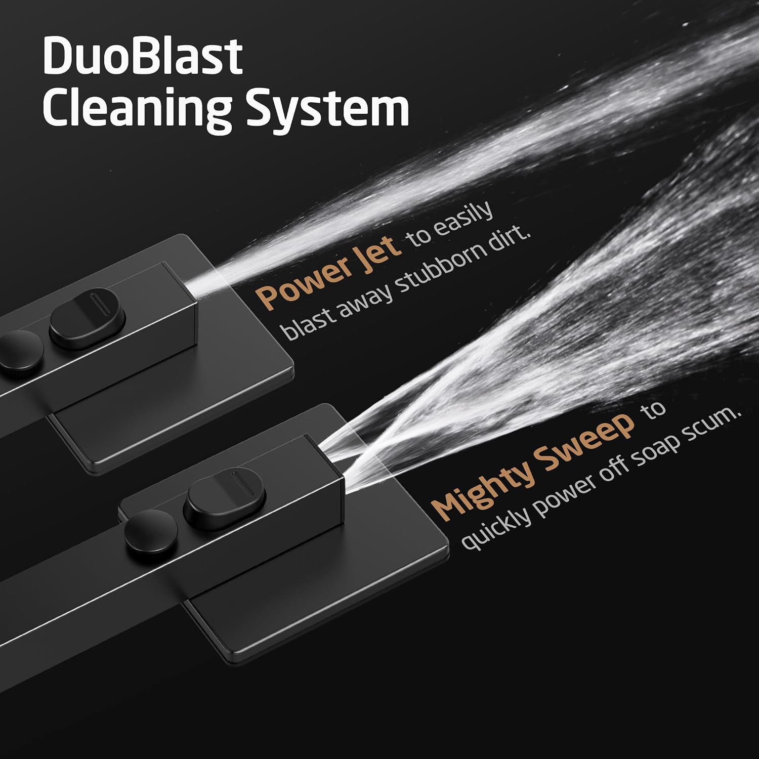 KES Black Shower Faucet Set with 12' Rectangle Rain Head, 18/8 stainless steel Shower Head System with 3-Modes Handheld Spray, Pressure-Balanced Anti-Scald Valve, XB6247S12-BK