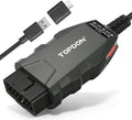 TOPDON 3-in-1 USB OBD2 Adapter for FORScan, High-Speed Enhanced J2534 VCI for GM/Ford/Chrysler, J2534 Pass-Thru OEM Functions and Diagnostic Tool, for J2534/CAN FD, RLink X3, No OE Software Provided