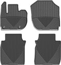 WeatherTech All-Weather Floor Mats for Honda Fit, HR-V 1st & 2nd Row (W392-W393), Black