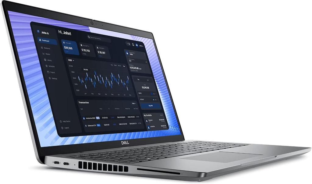 Dell 2025 Precision 15.6' FHD IPS Laptop 12-Core Intel Core Ultra 7 155U 48GB DDR5 2TB NVMe SSD Thunderbolt 4 USB-C w/DP WiFi AX RJ-45 BT Webcam HDMI2.1 Fingerprint Windows 11 Pro