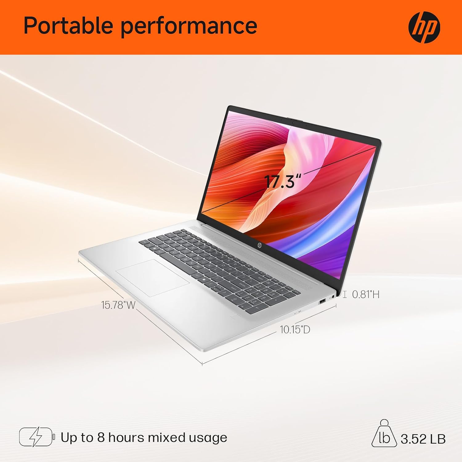 HP 17.3 inch Touchscreen Laptop, Intel Ultra 7 255U 12-Core(Beat Ultra 7 155H), 32 GB DDR5, 1 TB SSD, HD+ 250 nit Display, Copilot AI, Backlit KB, Long Battery, Wifi 6, Windows11 Pro, w/RH-Accessories