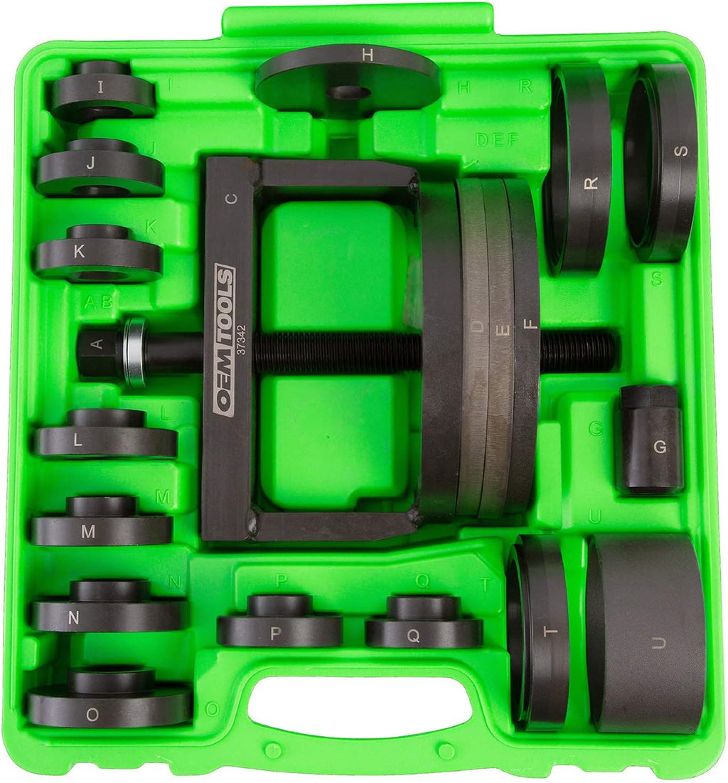 OEMTOOLS 37342 Master Wheel Bearing Removal Tool, Wheel Bearing Installer Kit Fits Most Vehicles, Self-Centering Design, Front, Rear, and All-Wheel Drive