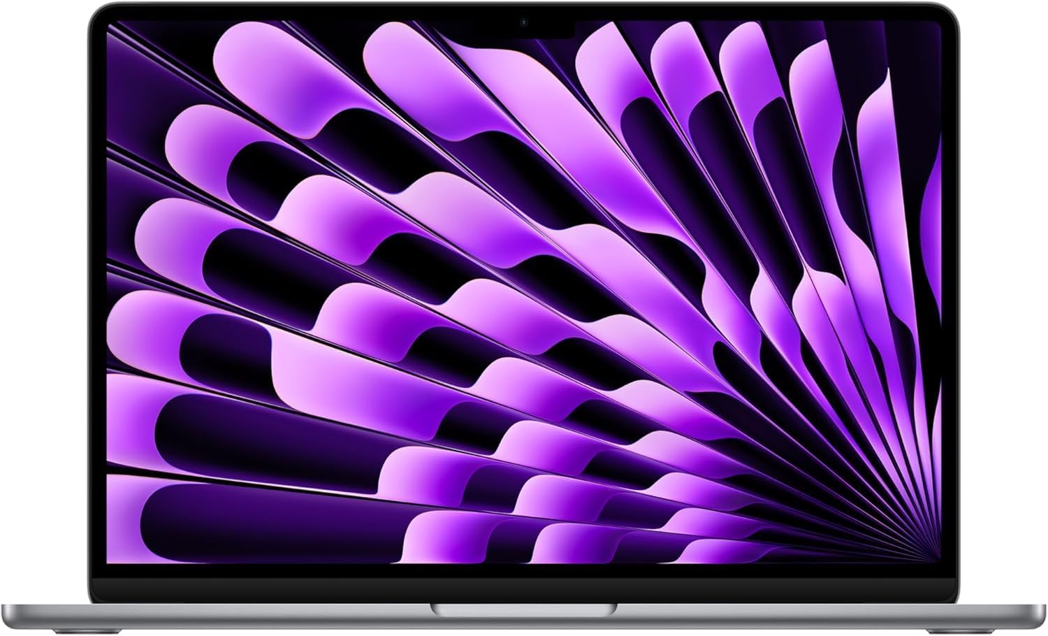2024 Apple MacBook Air with Apple M3 chip (15-inch, 8GB RAM, 256GB SSD Storage) (QWERTY English) Space Gray (Renewed Premium)