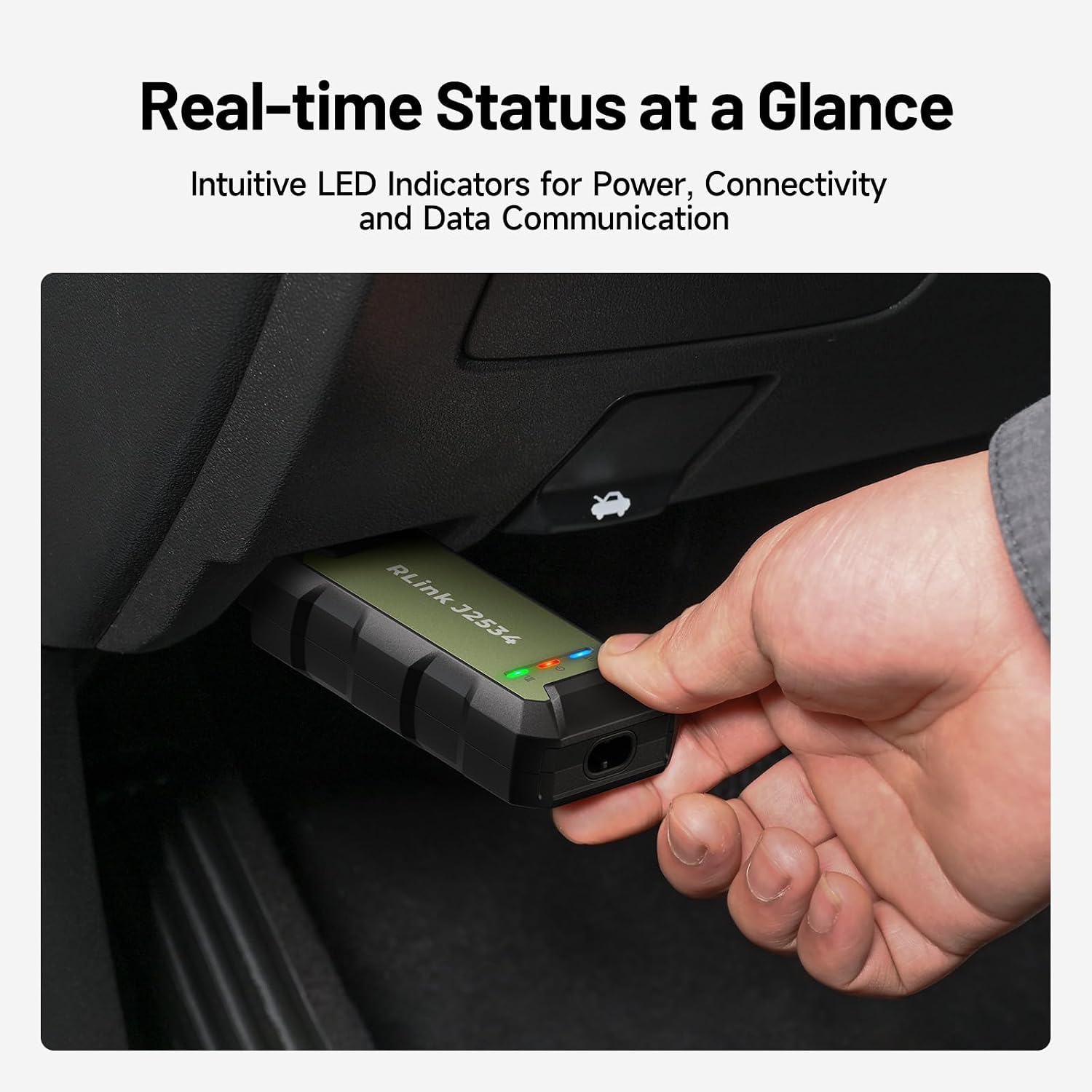 TOPDON RLink J2534 Pass-Thru Programmer, OEM Reprogramming and Diagnostic Tool, Enhanced J2534 VCI, Supports J2534/D-PDU/CAN-FD/DoIP, Compatible with 18+ Vehicle Brands, No OE Software Provided