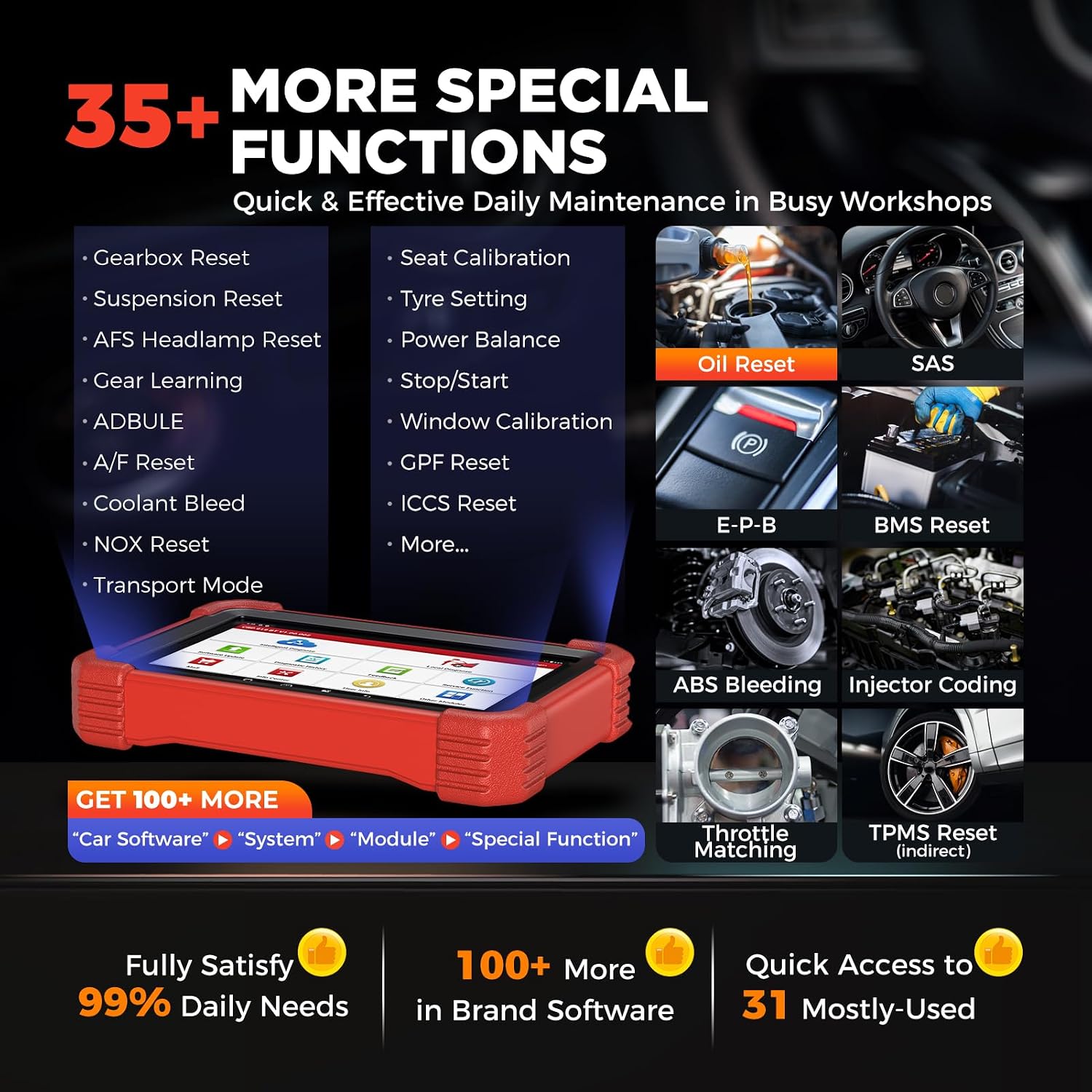 LAUNCH X431 CRP919XBT OBD2 Scanner, 2026 Wireless Bidirectional Scan Tool with ECU Coding, 35+ Services, All Systems Diagnostic, FCA AutoAuth, 2Yrs Free Update, V.A.G Guide, CANFD, Upgraded of CRP919X