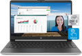 HP 2020 15 Laptop Notebook 15.6' HD Touchscreen, Intel Quad-Core i5-1035G1, 12GB DDR4 RAM, 256GB PCIe SSD, Webcam, WiFi Bluetooth, USB Type-C, HDMI, Windows 10 Home, Online Class Ready