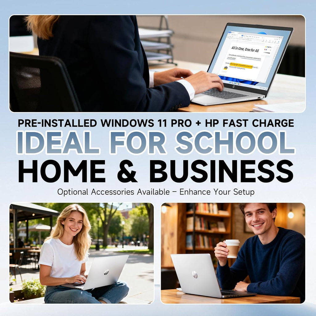 HP Flagship Touchscreen Laptop for Business - 15.6' FHD IPS Touchscreen | Intel Core i7 1355U (up to 5.0 GHz) | 16GB RAM + 512GB SSD | Intel Iris Xe Graphics | Wi-Fi 6 | Windows 11 Pro | Copilot AI