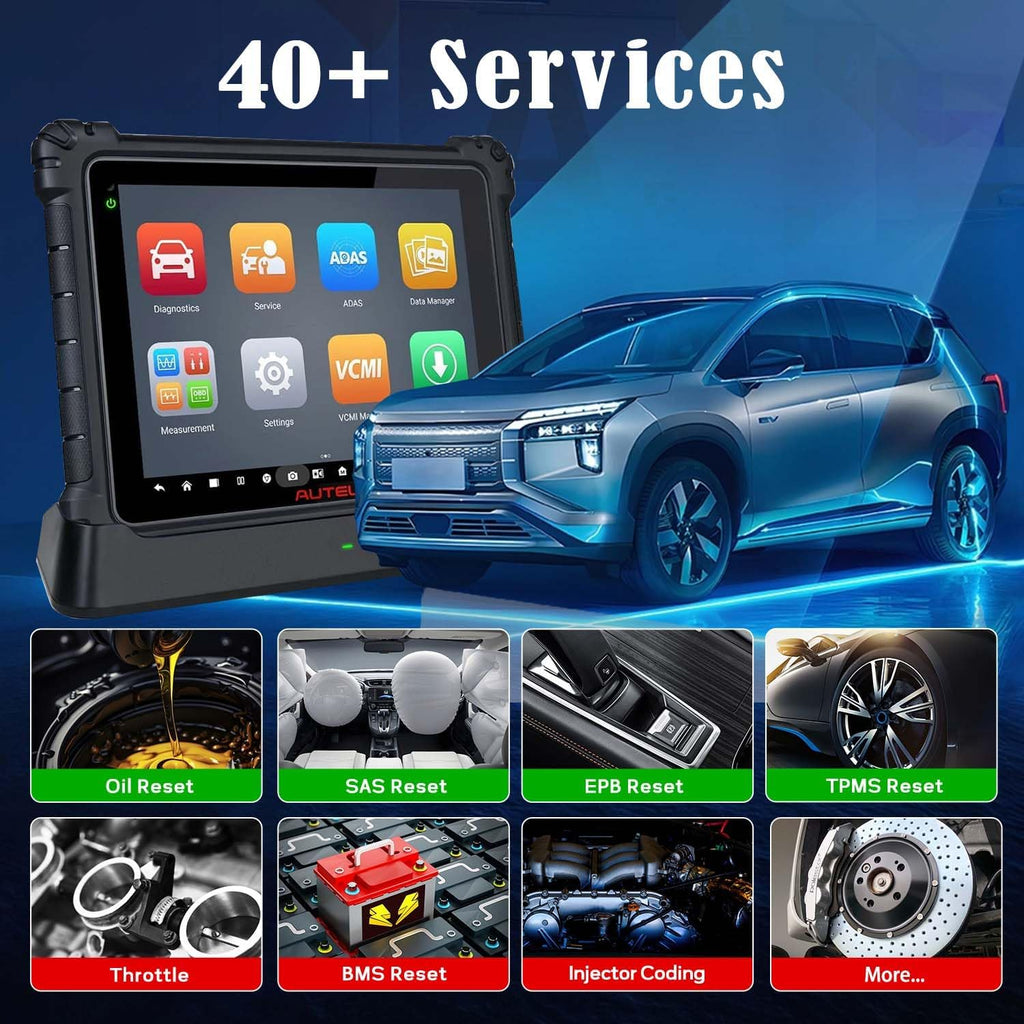 Autel MaxiSys Ultra EV OBD2 Diagnostic Scanner with EVDiag Box | High Voltage Battery Analysis, Motor TruSpeed Repair, ECU Programming, 5-in-1 VCMI, 40+ Reset, Upgrade from MS919 MS909