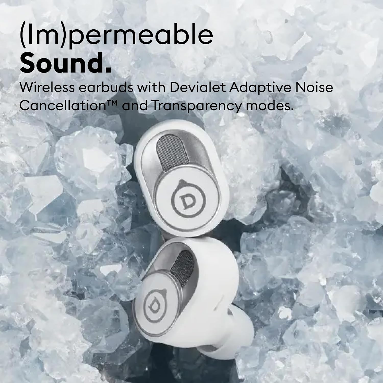 Devialet Gemini II True Wireless Earbuds - Matte Black - Audiophiles - Daily Music & Commute - Pristine Audio Fidelity Sound Clarity and Effective Noise Cancellation.
