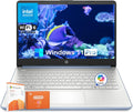 HP 14 Inch Student Business Laptop, Intel N150 CPU, 14' Anti-Glare, 4GB RAM, 384GB Storage(128GB UFS+256GB MSD), Wi-Fi 6, Copilot AI, 1 Year Microsoft 365, Sky Blue, Windows 11 Pro,W/Mouse