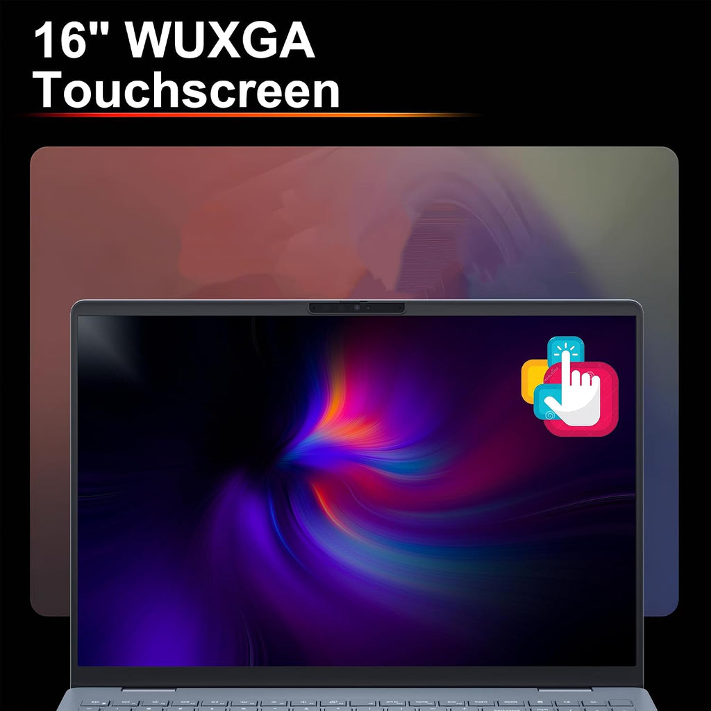 Dell 16 Plus Laptop 16' WUXGA Touch Intel 8-core Ultra 9 288V (Up to 48 Tops) 32GB RAM 1TB SSD Backlit Fingerprint Wi-Fi7 for Creator Designer Business Professional Win11Pro
