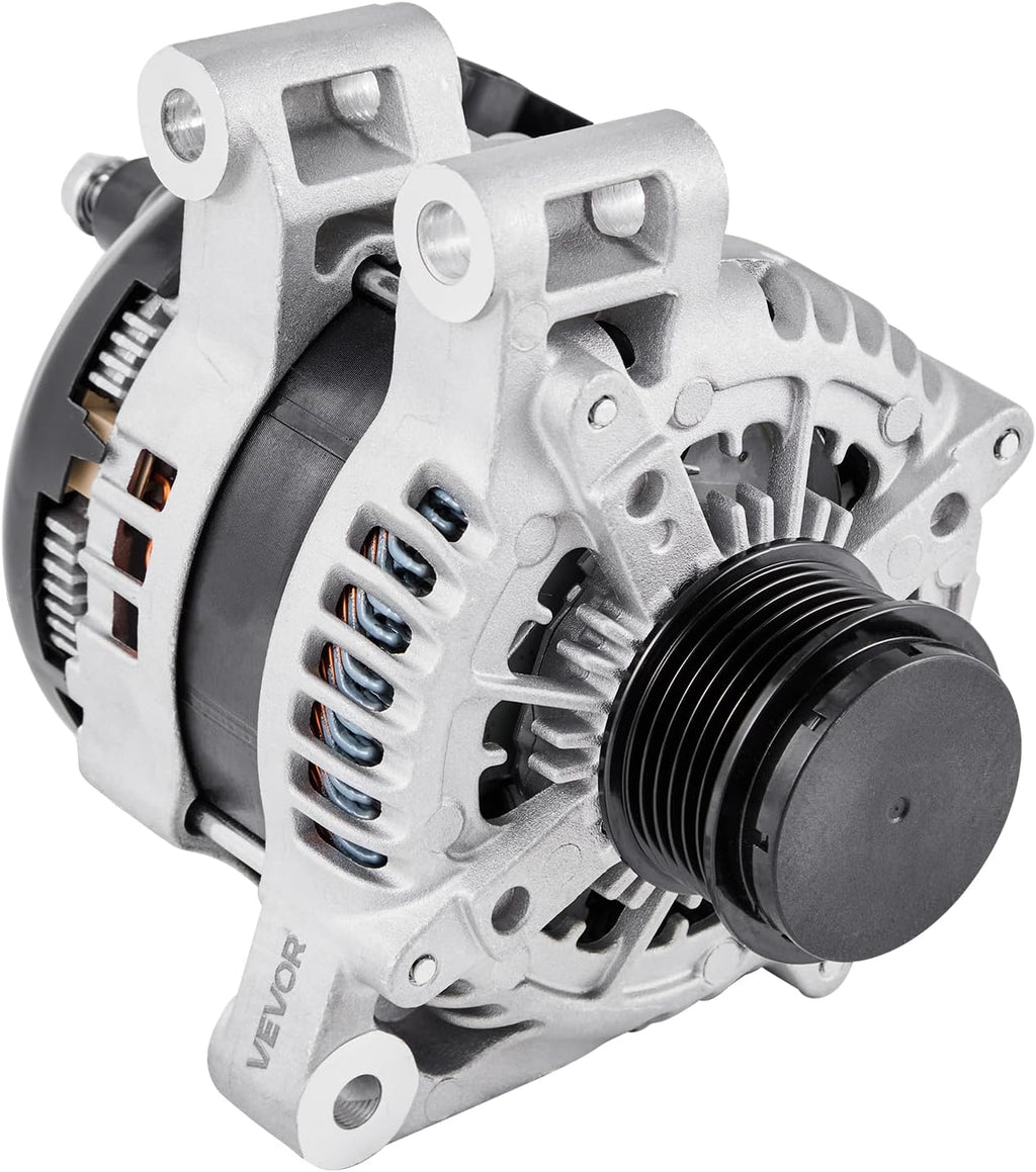 VEVOR Car Alternator 11252, Fit for Buick Enclave Base 3.6L 2012-2013, Chevy Traverse LT 2009-2016, GMC Acadia SLT 2007-2015, Saturn Outlook V6 2007-2010, Automotive Replacement Alternator 25815839