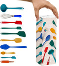 GIR: Get It Right 10-Piece Silicone Ultimate Kitchen Utensil Set – Spatulas, Ladle, Flip, Spoons, Whisk, Peeler & Spoonula – Nonstick, Non-Toxic, Heat-Resistant – Madrid