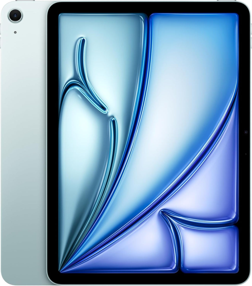 2025 Apple iPad Air 7, 13' Display 256GB Storage WiFi Only - Blue (Premium Renewed)