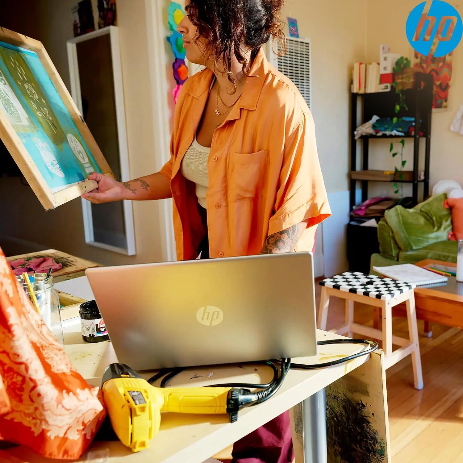 HP 15.6 Laptop Touchscreen Computer, Intel 10-Core i5(Beat i3-1215U), Touch Screen Laptop 15 Inch Laptop PC, 32GB RAM 1TB SSD, Windows 11 Pro, 10-Key Number Pad, Wi-Fi 6
