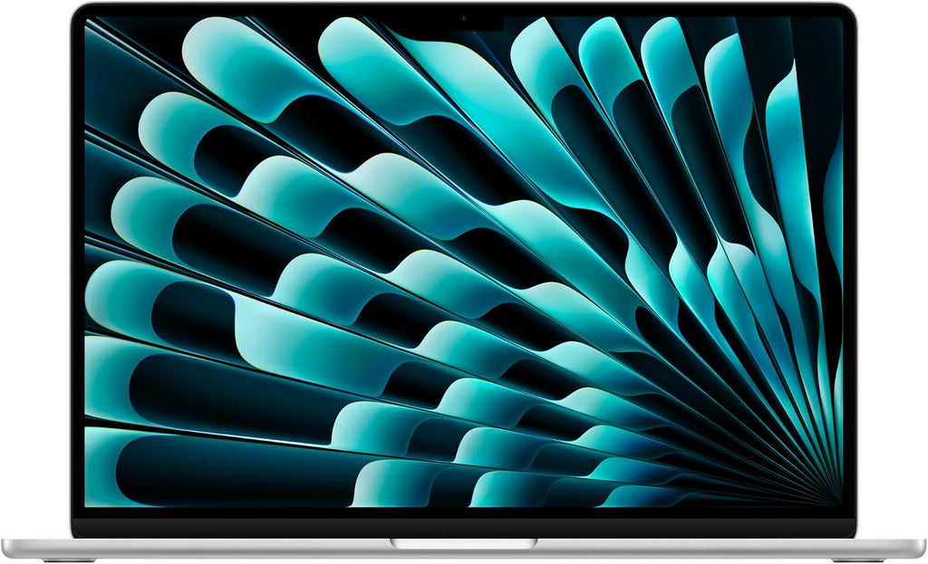 Apple 2024 MacBook Air with Apple M3 chip, 15.3-inch, 8GB RAM, 256GB SSD Storage, QWERTY English, Silver (Renewed)
