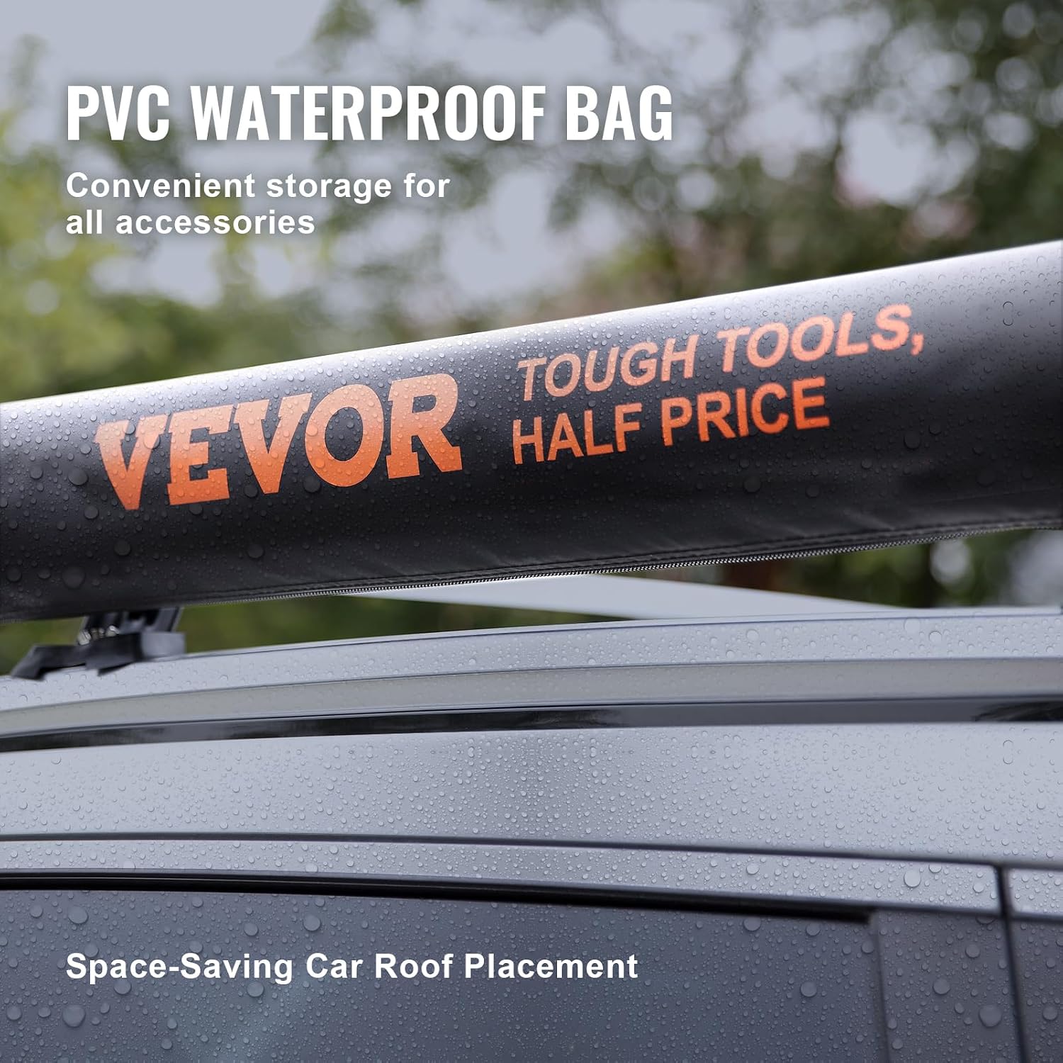 VEVOR 270 Degree Awning, 115 sq.ft Driver Side Vehicle Awning, UV50+ Waterproof Car Side Awnings with Carry Bag, All-Weather Overland Awnings Car Shelter for SUV Van Truck Camping
