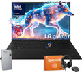 LG Gram 17 Touchscreen Laptop Business PC, Intel Ultra 7 258V, 17' QHD+ 320 Nits, 32 GB LPDDR5X 8533MT/s, 1 TB SSD, Wi-Fi 7, Windows 11 Pro, W/REDRAGON Headphones & Mouse, RECOLX AI Voice Recorder