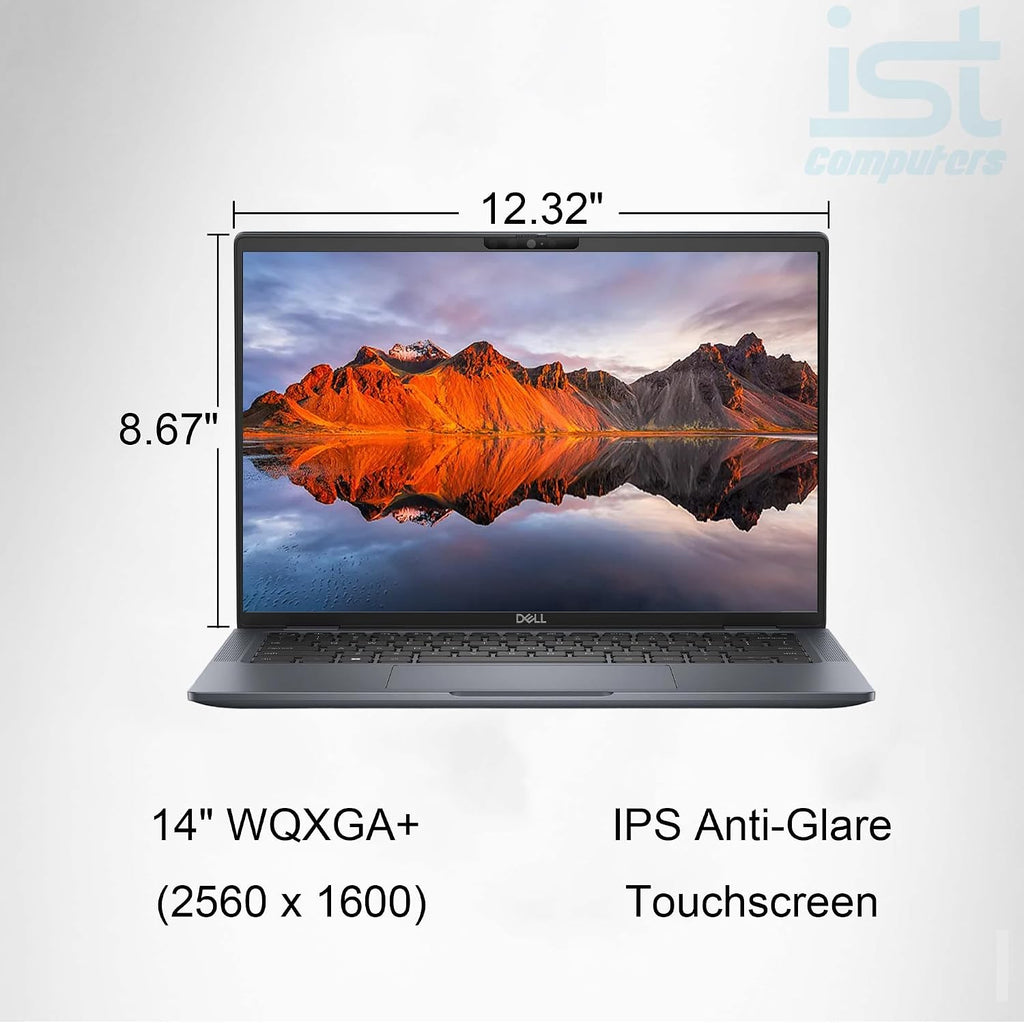 Dell Latitude 7450 7000 Ultralight Business AI PC Laptop (14' QHD+ Touchscreen, Intel 12-Core Ultra 7 165U (> i7-1355U), 16GB DDR5, 512GB SSD), Only 2.33 lb, Blue Magnesium, Thunderbolt 4, Win 11 Pro