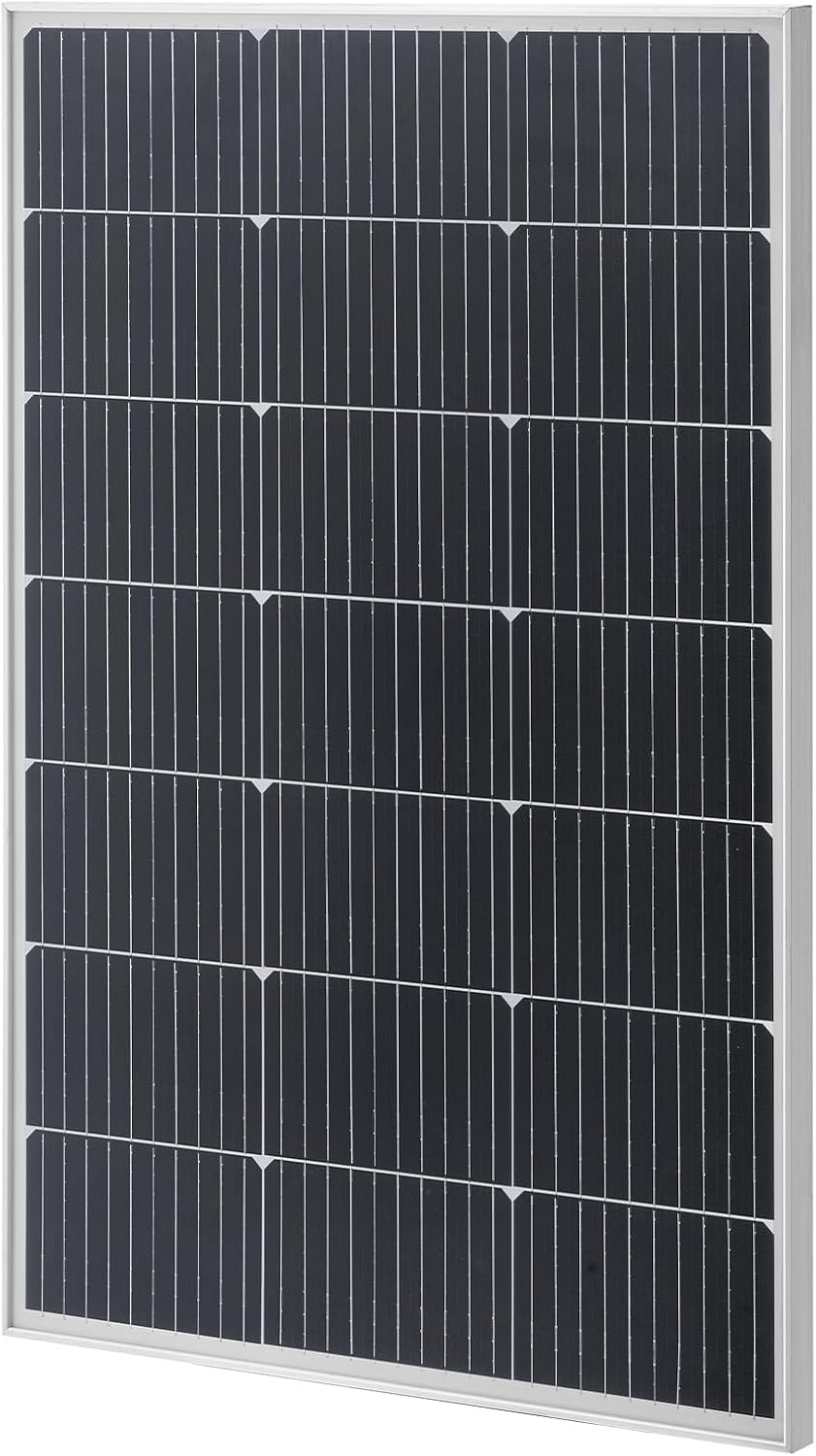 VEVOR 4PCS 100W Monocrystalline Solar Panels, 23% High-Efficiency Mono PV Module with Stable MC4 Output & Aluminum Frame, IP65 Waterproof Solar Panel for Car Boat RV Flat Rooftop Off-Grid Applications