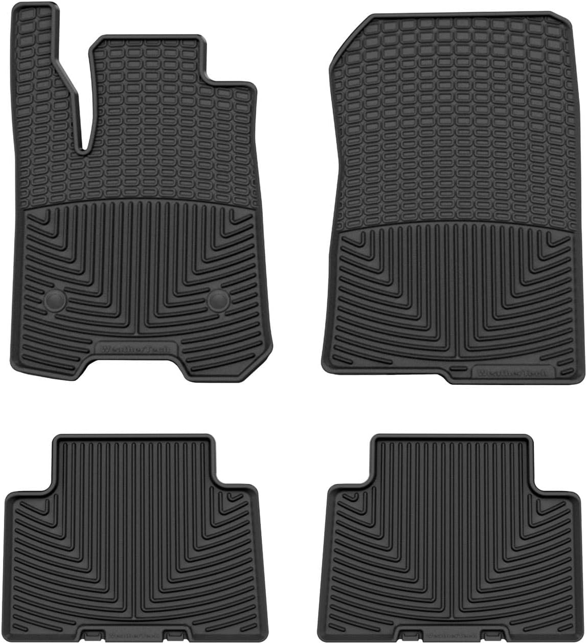 WeatherTech All-Weather Floor Mats for Chevrolet Colorado, Canyon 1st & 2nd Row (W678-W679), Black