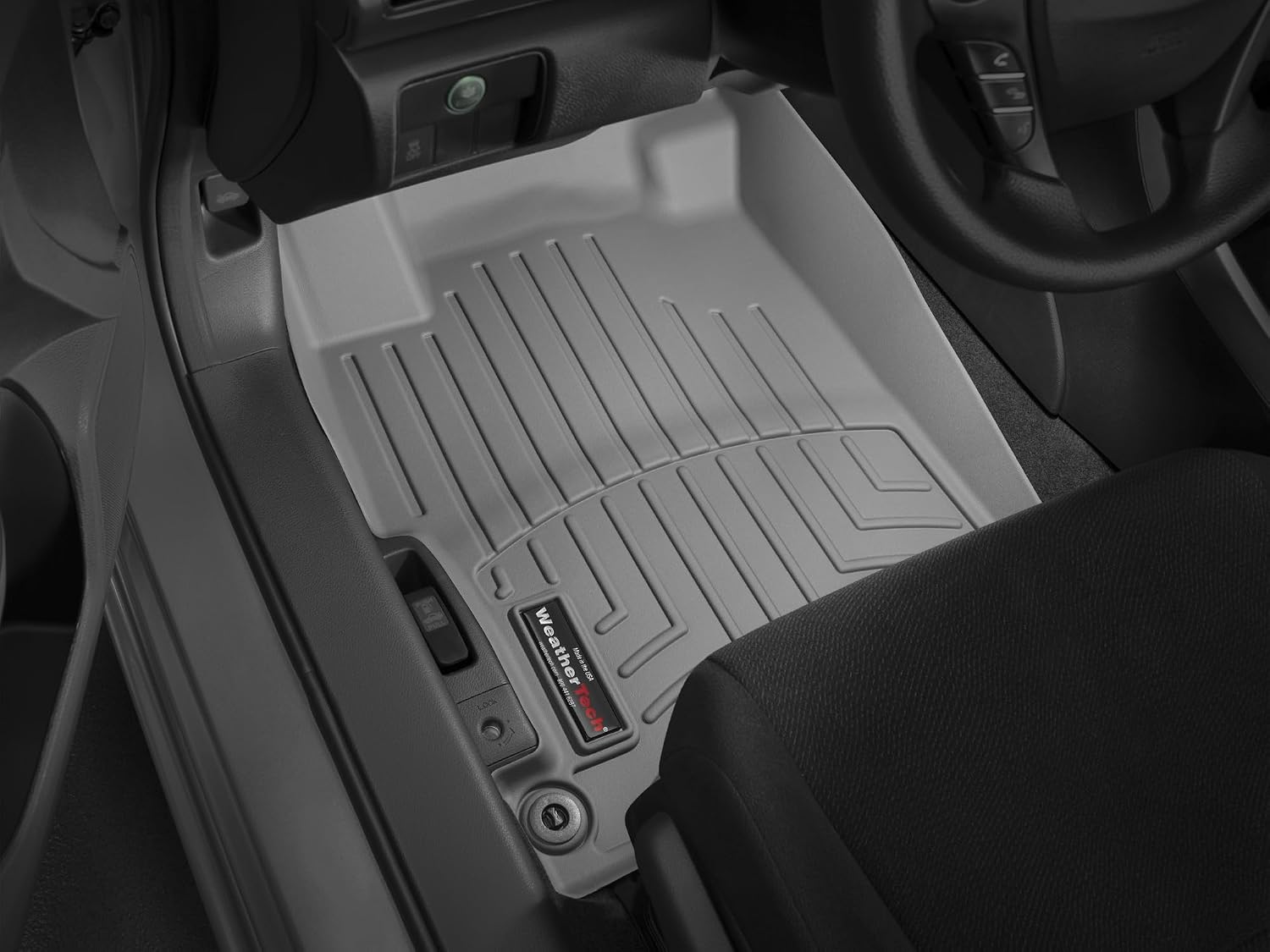 WeatherTech Custom Fit FloorLiners for Honda Accord, Accord, 1st Row (464811), Grey