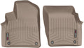 WeatherTech Custom Fit FloorLiners for Audi SQ7, SQ8, SQ8-1st Row (458871), Tan