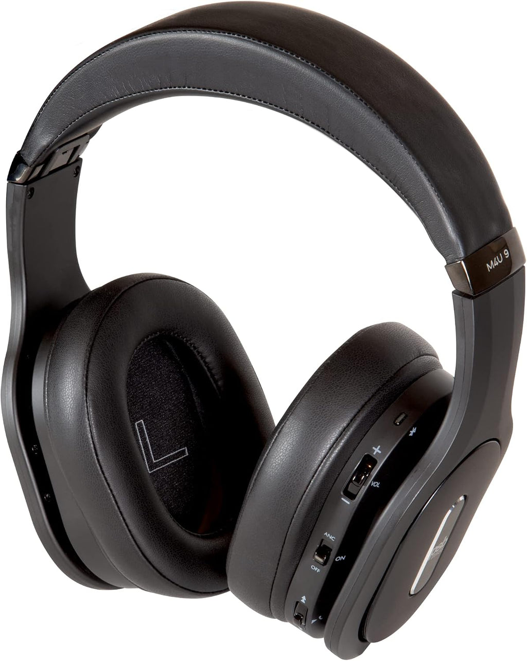 PSB Speakers M4U 9 Over-Ear Wireless Active Noise Cancelling Headphone, Jet Black