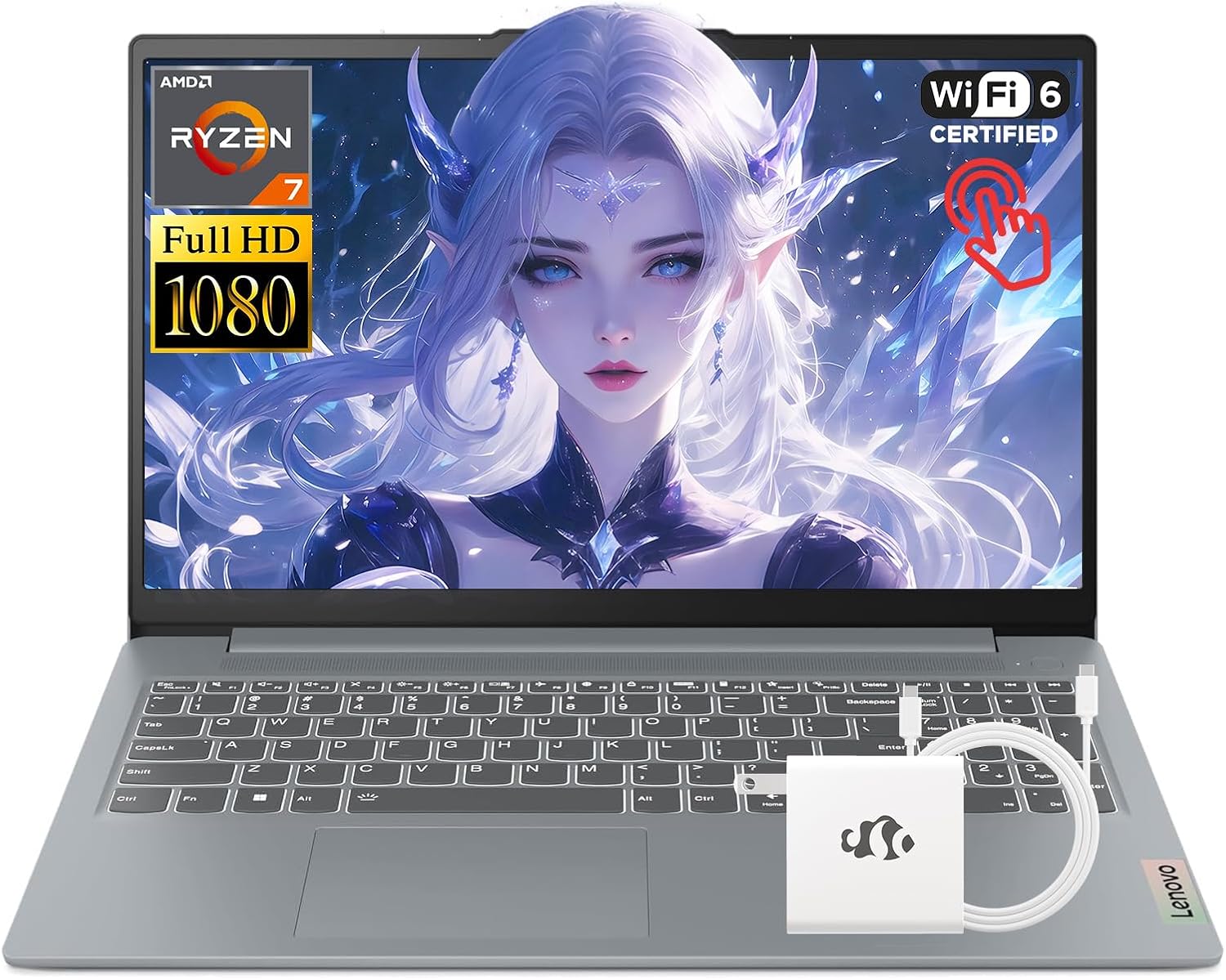 Lenovo IdeaPad Slim 3 15.6' FHD Touchscreen Laptop, 16GB RAM 1TB SSD, AMD Ryzen 7 5825U(8-Core up to 4.50 GHz), Laptop for Business-Home& Gaming with Privacy Webcam, Numeric Keypad, Wi-Fi 6, Win 11